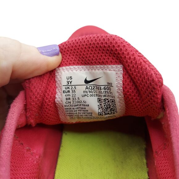 Nike Air Max Motion 2 Red Size 3youth No Tie - Picture 5 of 5